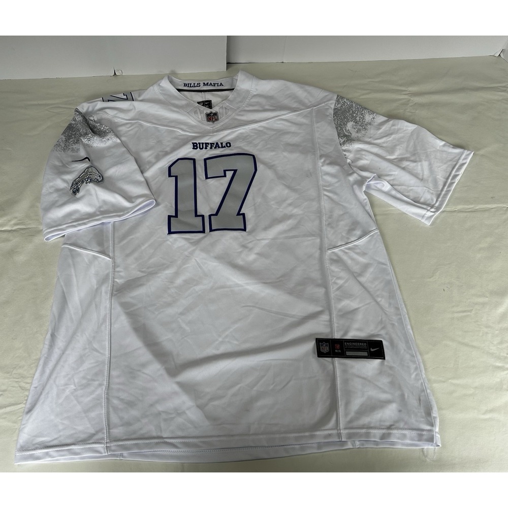 Nike Dri Fit NFL Buffalo Bills Josh Allen #17 Vapor Rivalries Jersey Adult 4XL - Picture 6 of 16